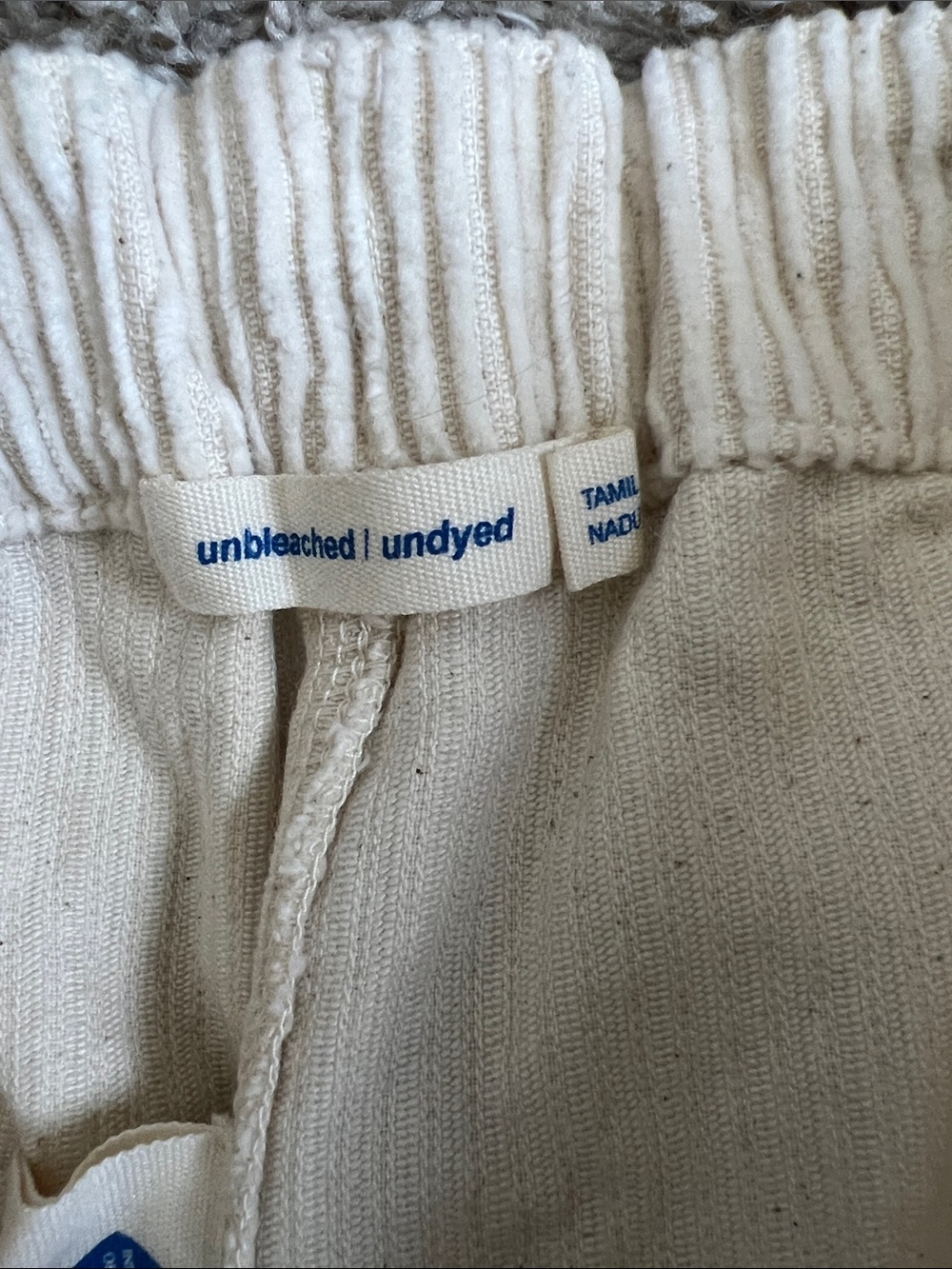 Like New! UNBLEACHED/UNDYED 100% Organic Indian Cotton Cord Drawstring S - Picture 4 of 9